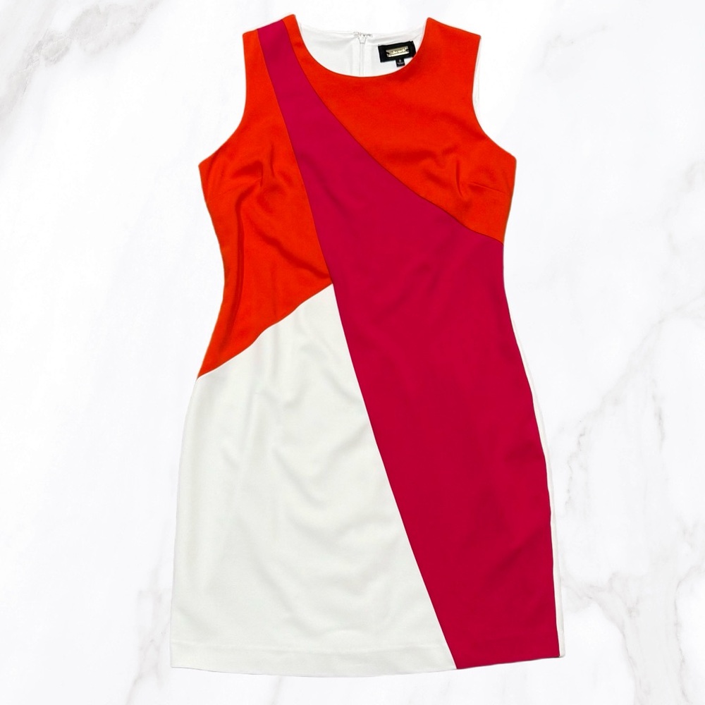Alexia Admor Women’s Sleeveless Colorblock Knee Length Dress,‎ Size 8
